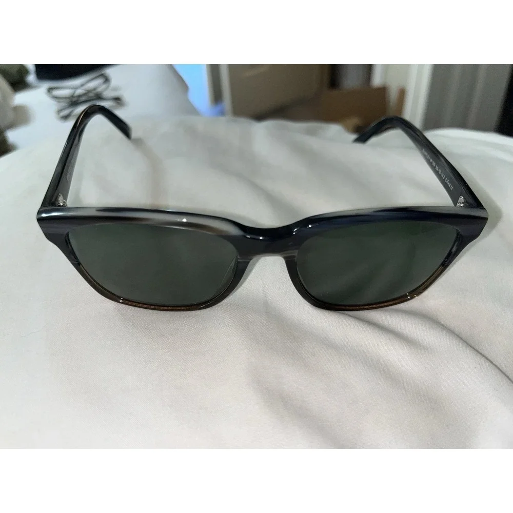 Warby Parker Eyeglasses Blue Antique Shale Fade FRAMES ONLY Barkley 53-18-142